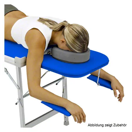 portable massage table Robusta ST, incl. head rest + arm rest, 170/210x65x70-82 cm