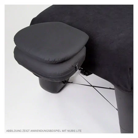 breathing hole plug for NUBIS Lite massage table, black