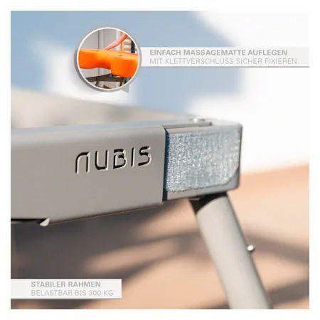 NUBIS Inflatable massage table Pro Osteo 2.0, L x W x H 190 x 65 x 58-80 cm