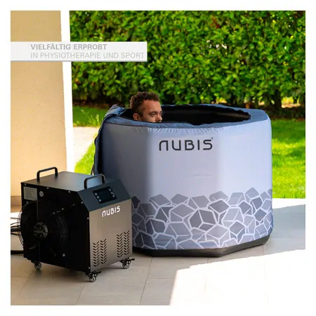 NUBIS inflatable cooling pool IceBath + cooling unit Chiller, incl. pump and bag