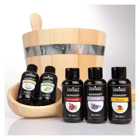 CosiMed sauna fragrance set summer breeze, 5 bottles of 50 ml