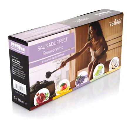 CosiMed sauna fragrance set summer breeze, 5 bottles of 50 ml
