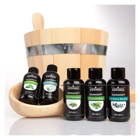 CosiMed Sauna Fragrance Set Autumn Whispers, 5 bottles of 50 ml