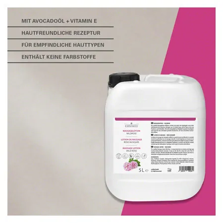 cosiMed massage lotion wild rose, 5 l