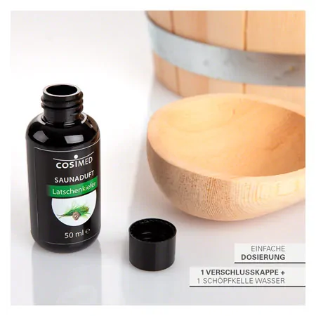 tester set sauna fragrances, 5 bottles of 50 ml