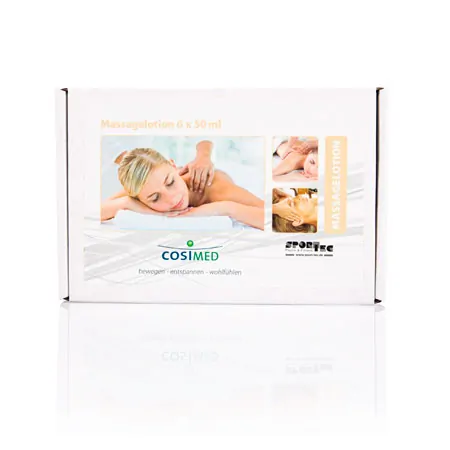 Test set massage lotion, 6 bottles of 50 ml