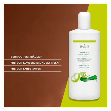 Massage Oil Ginkgo Lime, 1 l