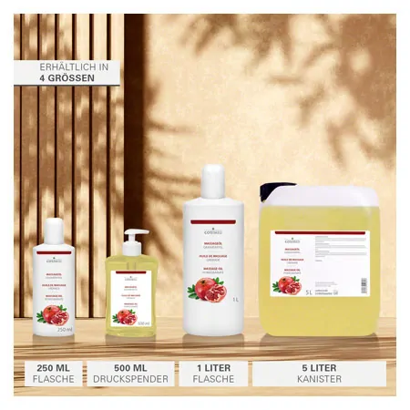 Massage Oil Pomegranate, 1 l