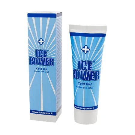 Cold therapy set, 2 pieces, 1 ice lolly and 1 Ice Power cooling gel 75 ml