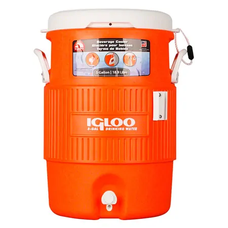 Igloo Beverage Container Set 5 Gallon Seat Top 18,9 l, incl. cup holder and cup