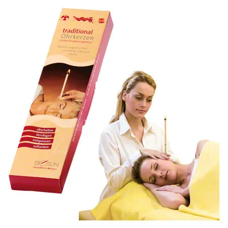 Ear candles traditional, honey-sage chamomile, 3 pairs