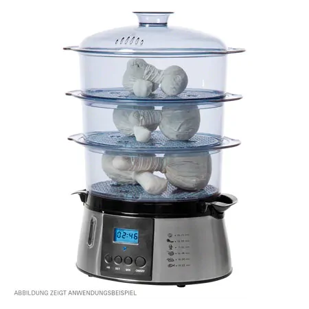 Exclusive Steamer for herbal stamps with 3 containers