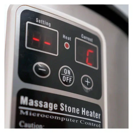 Hot Stone Set small incl. heating unit and 41 stones, 47-pcs.