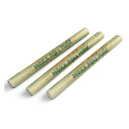 Moxa roller large,  1.5 cm x 20 cm, 10 pieces