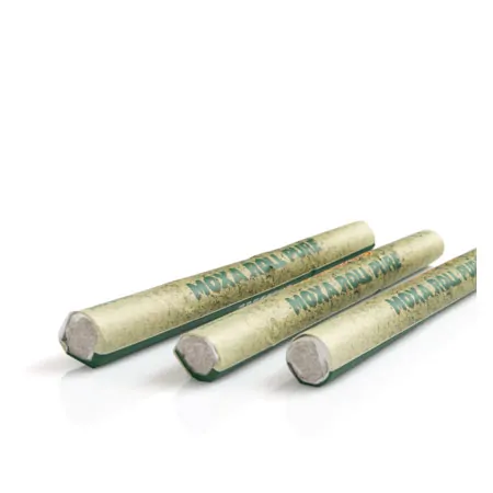 Moxa roller large,  1.5 cm x 20 cm, 10 pieces