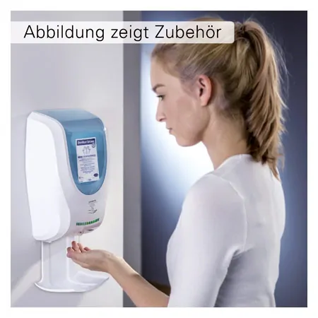 Collecting tray for disinfectant dispenser