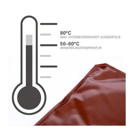 Moor heat transfer medium exclusive large, for water bath, 56x33 cm, 4000 g