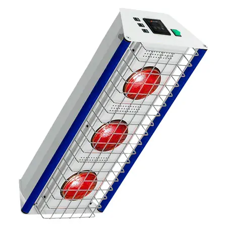 Red light emitters TGS Therm 3 wall model