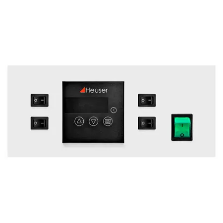 Red light emitters TGS Therm 4 wall model incl. dimmer
