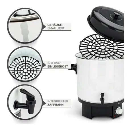 Water bath EKA 3338, thermostatic, 25 l