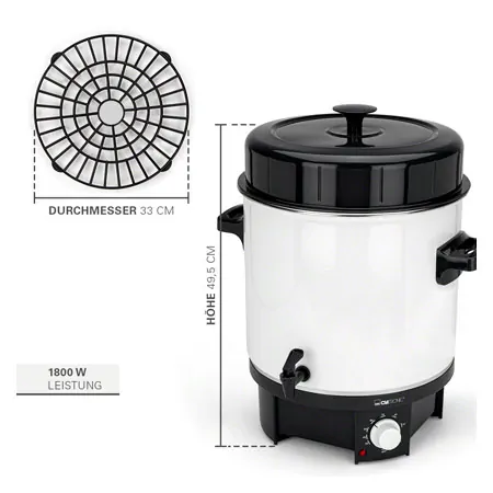 Water bath EKA 3338, thermostatic, 25 l