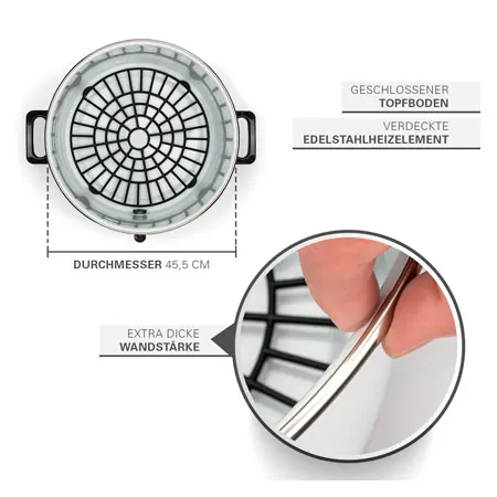 Water bath EKA 3338, thermostatic, 25 l