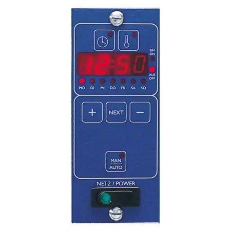 Heat transfer-heating device 18 APS with circulation fan and energy-saving comfort control