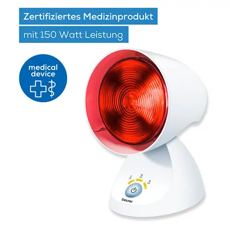 BEURER Infrared lamp IL 35 with time stop, 150 watts
