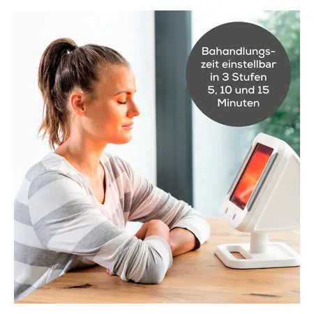 BEURER IL 60 infrared radiant heater with time stop, 300 watts