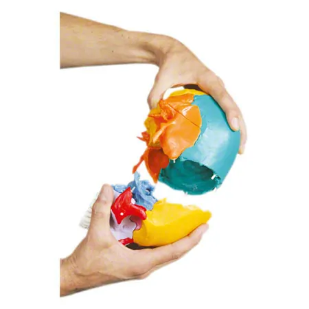Snap skull, 18-piece, colourful
