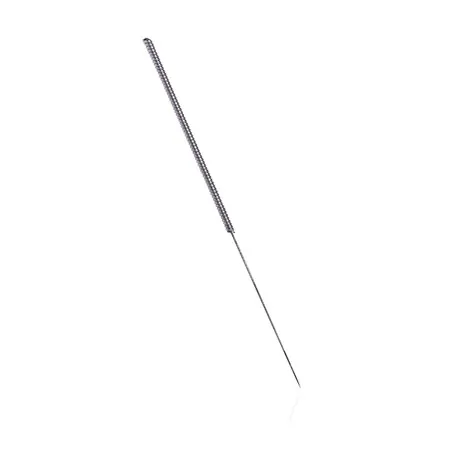 Acupuncture needles with metal handle, 0.25x20 mm, 100 pieces
