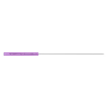 Acupuncture needles with plastic handle, 0.25x40 mm, 100 pieces