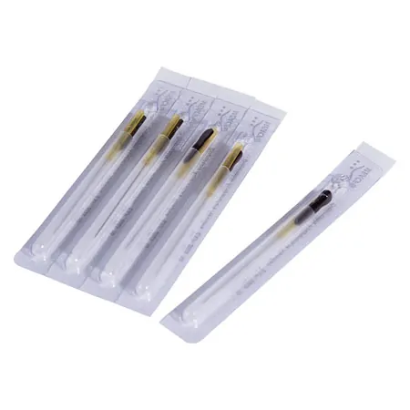 Acupuncture needles with plastic handle, 0.30x50 mm, 100 pieces