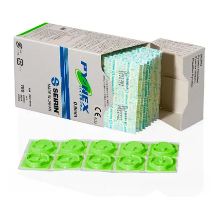 Acupuncture permanent needles Seirin New Pyonex, 0.17 x 0.90 mm, 100 pieces