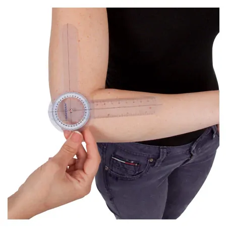 Goniometer protractor, leg length 15 cm