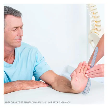 Goniometer protractor, leg length 20 cm