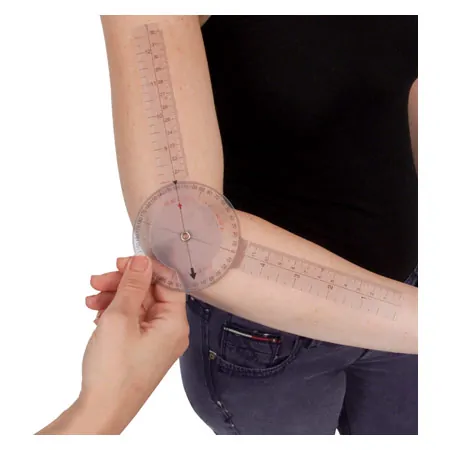 Goniometer protractor, leg length 30 cm