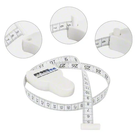 Sport-Tec circumference measuring tape with automatic return, 0-150 cm
