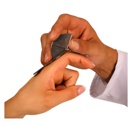 Finger Goniometer, leg length 9 cm, 0-180 �