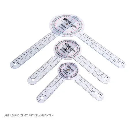 Baseline goniometer protractor ,leg length 30 cm