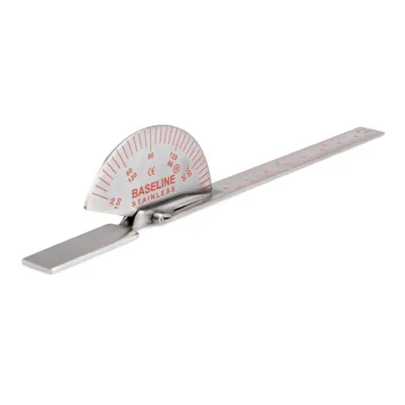 Baseline Finger Goniometer, leg length 15 cm, 0-180.