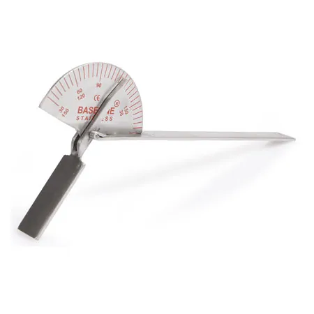 Baseline Finger Goniometer, leg length 15 cm, 0-180.