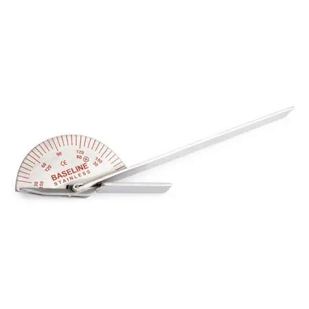 Baseline Finger Goniometer, leg length 15 cm, 0-180.