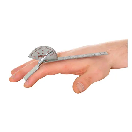 Baseline Finger Goniometer, leg length 15 cm, 0-180.