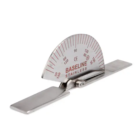 Baseline Finger Goniometer, leg length 9 cm, 0-180.