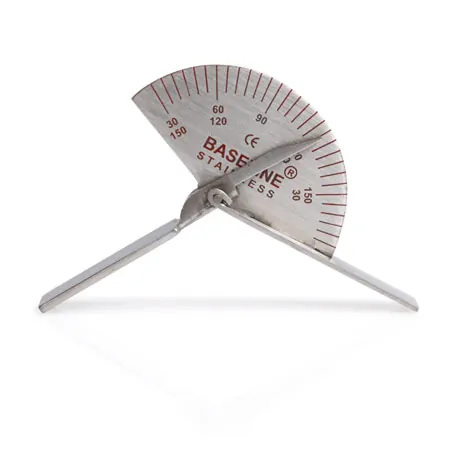 Baseline Finger Goniometer, leg length 9 cm, 0-180.