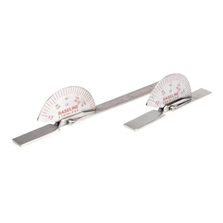 Baseline Finger Goniometer, leg length 9 cm, 0-180.