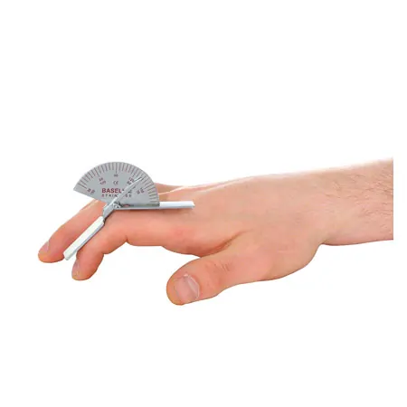Baseline Finger Goniometer, leg length 9 cm, 0-180.