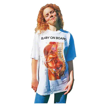 T-Shirt - Baby on Board - , size XL