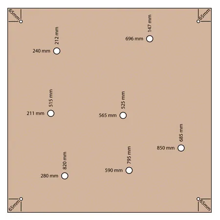 Climbing element Universal, 4 handles, beige